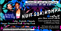 visuel nuit SBK / Kompa & généraliste du 16 septembre 2017